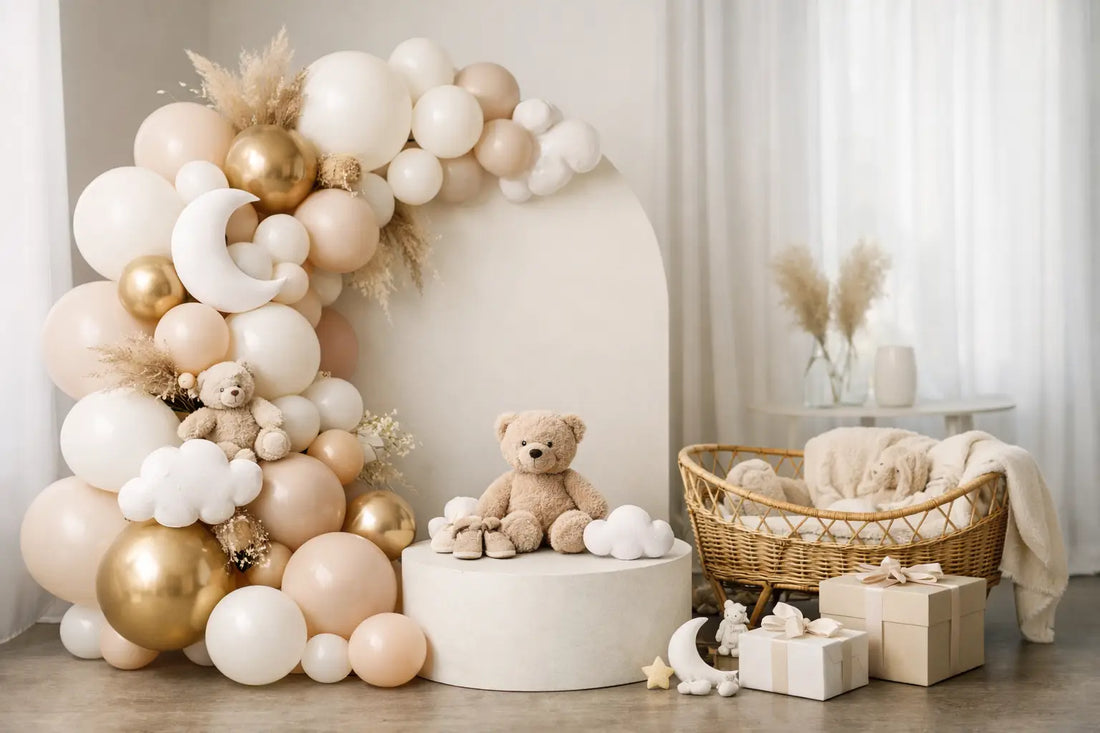 Baby Welcome Balloon Decor That Feels Chic
