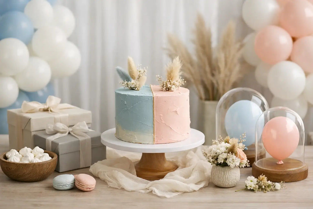 A Refined Gender Reveal Setup That Feels Personal