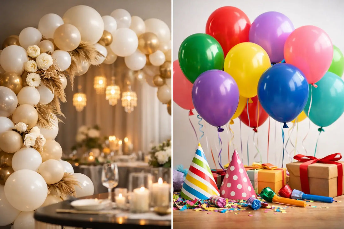 Custom Decor vs Party Store Balloons Compared