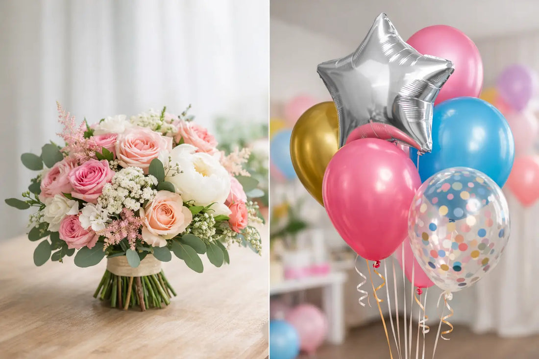 Custom Bouquet vs Party Store Balloons