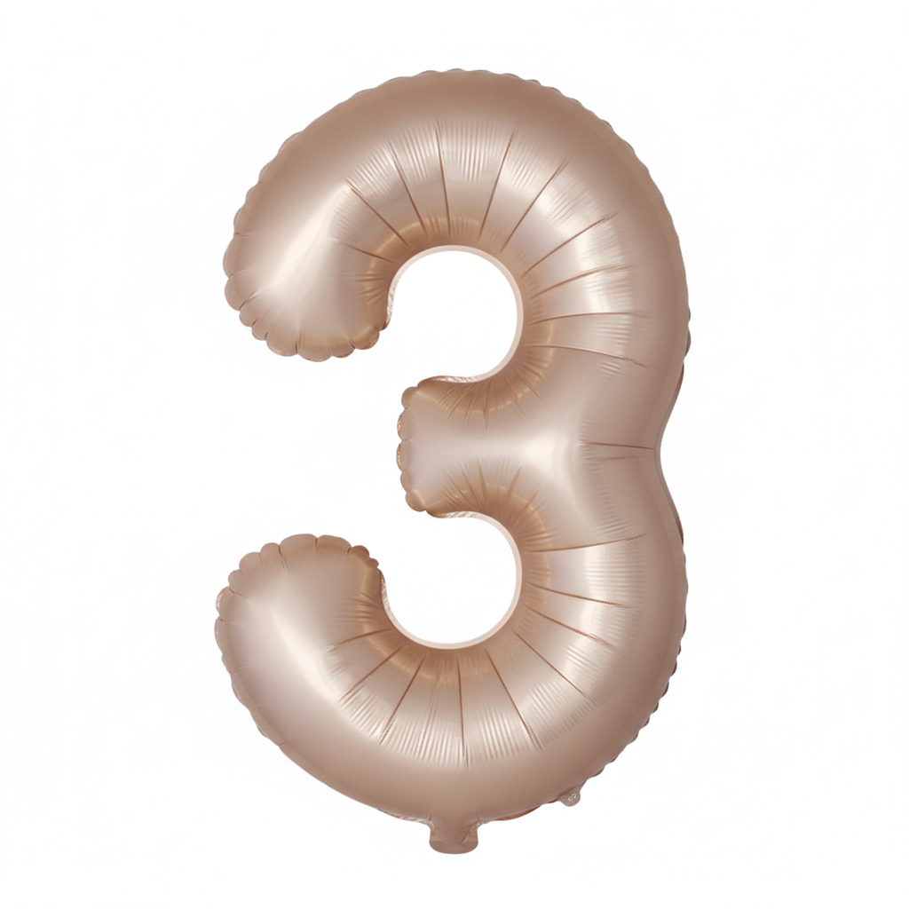 Matte Starlight Gold Number 3
