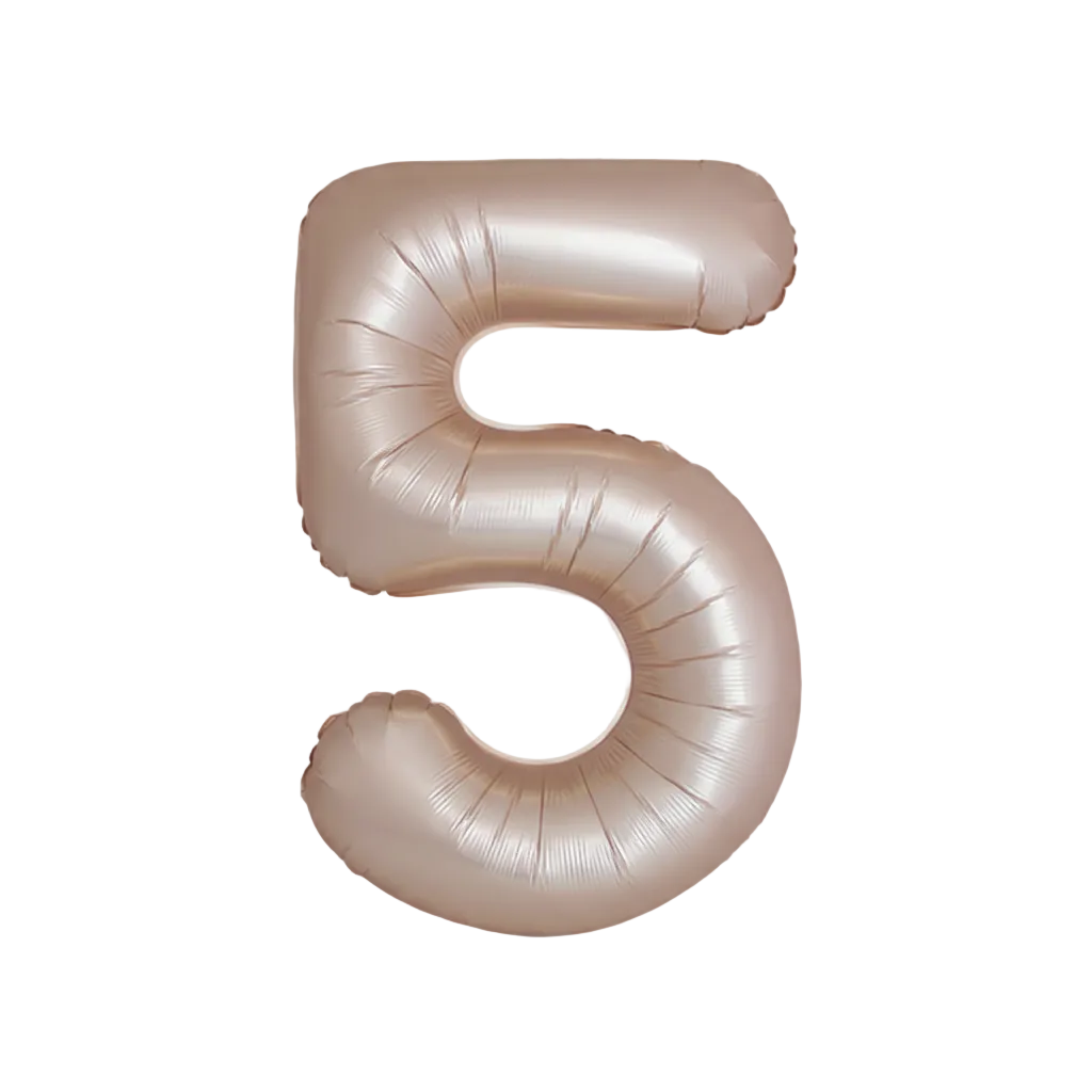 Matte Starlight Gold Number 5