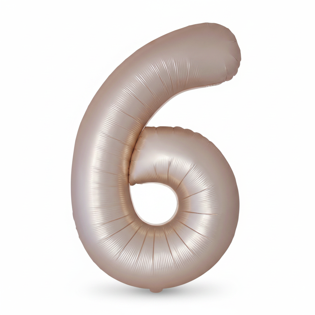 Matte Starlight Gold Number 6