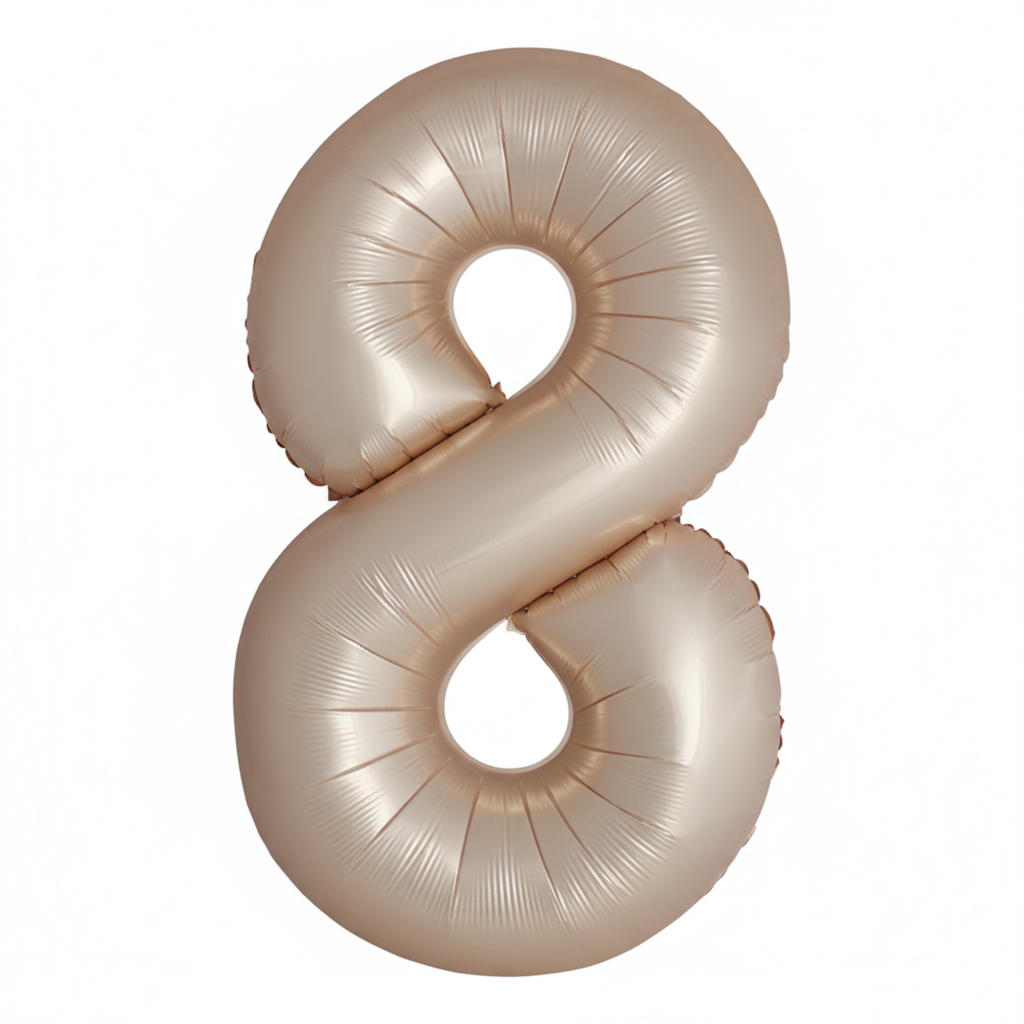 Matte Starlight Gold Number 8