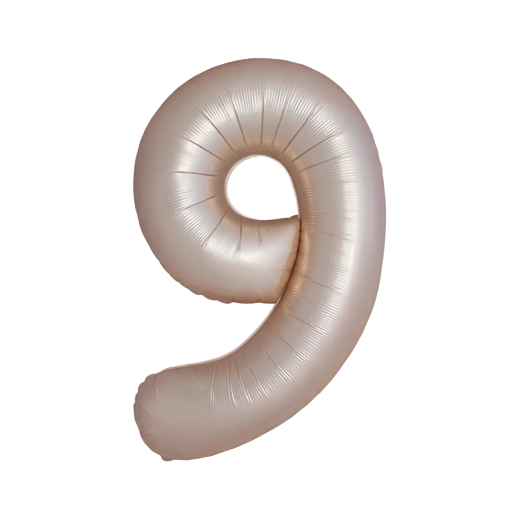 Matte Starlight Gold Number 9